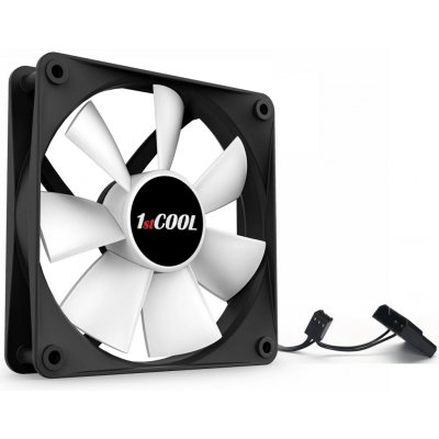1stCOOL SILENT Fan 12cm F12-BLACK-WHITE – Zboží Živě