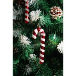 MagicHome Dekorace MagicHome bílo-červená, 12,5 cm – Hledejceny.cz