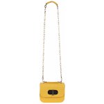 Tommy Hilfiger Žlutá kožená kabelka Malý zlatá – Zboží Mobilmania