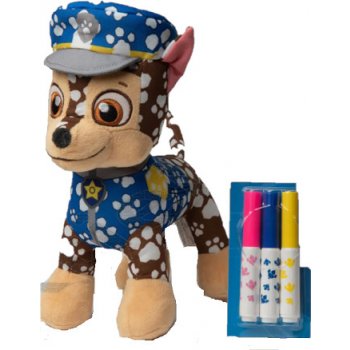 Paw Patrol Chase Doodle Plüsch – Malen, Waschen, Wieder Von Vorne! Mit 3 Stiften