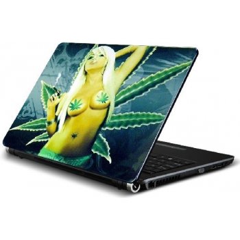 Samolepka na notebook Lady Marihuana