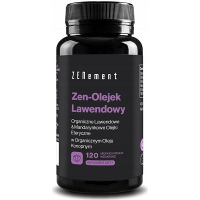 Zenement Levandulový olej s levandulí, mandarinkou a konopnými oleji 120 měkkých kapslí – Hledejceny.cz