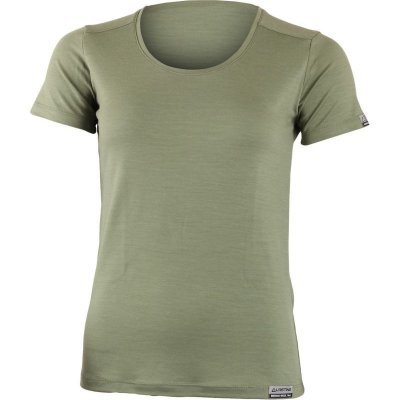 Lasting dámské merino triko IRENA 6666 zelené – Sleviste.cz