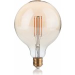 Lampadina VINTAGE GLOBO LED filamentová žárovka E27 4W 330lm 2200K stmívatelná, jantarová – Hledejceny.cz