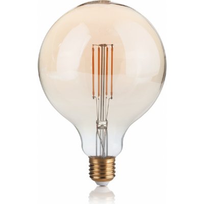 Lampadina VINTAGE GLOBO LED filamentová žárovka E27 4W 330lm 2200K stmívatelná, jantarová – Hledejceny.cz