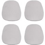 Top textil Sada podsedáků Klasik 36x38 cm, 4dílná, Jersey, světle šedá – Sleviste.cz