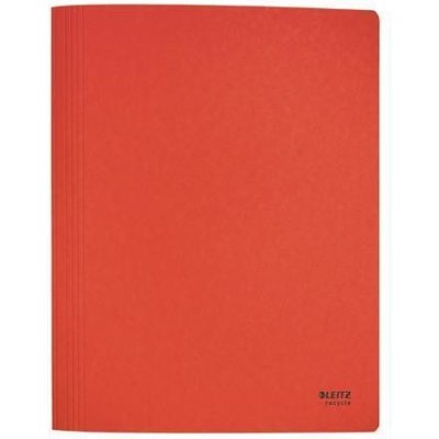 LEITZ Desky s rychlovazačem "Recycle", červená, A4, karton, 39040025 – Zboží Mobilmania