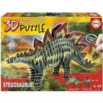 Educa 3D puzzle dinosaurus Stegosaurus 89 ks – Zbozi.Blesk.cz