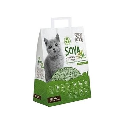 M-PETS Stelivo sojové se zeleným čajem 100% rozložitelné 10 l