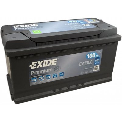 Exide Premium 12V 100Ah 900A EA1000 – Sleviste.cz