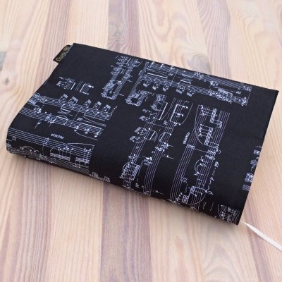 Obal na knihu Noty na černé, UNI-XS1465 – Zboží Dáma