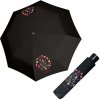 Deštník Doppler Mini Fiber Paris je Taime dámský skládací deštník černý
