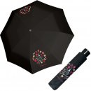 Doppler Mini Fiber Paris je Taime dámský skládací deštník černý