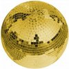 Zrcadlová koule Eurolite 50120035 Disco koule se zlatým povrchem 30 cm