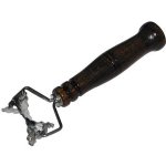 SONIX rádýlko kolečko pr.5cm nerez+dřev.rukojeť MAT243221 – Zboží Dáma