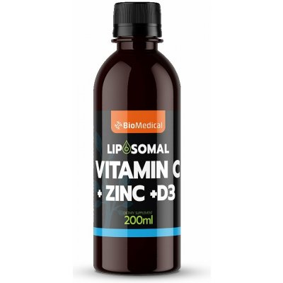 Biomedical Liposomal Vitamin C + Zinc + D3 200 ml – Hledejceny.cz