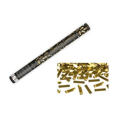 Paris Dekorace Konfety vystřelovací zlaté metalické 60 cm – Zboží Dáma