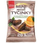 Mini Müsli tyčinky s kakaovými boby a pomerančem bez lepku SEMIX 70 g – Zboží Dáma