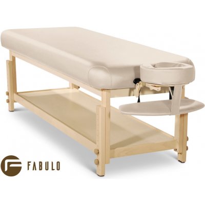 Fabulo Pevné masážní lehátko SPA Lux V1 Set krémová 192 x 76 cm 30 kg – Zbozi.Blesk.cz