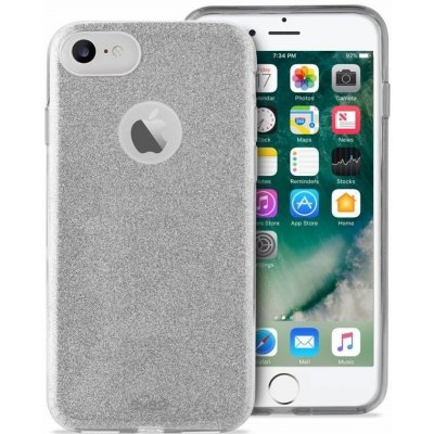 Pouzdro PURO Shine Apple iPhone 7 stříbrné IPC747SHINESIL