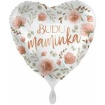 Premioloon Srdce Budu maminka CZ 43cm fóliový balónek – Zbozi.Blesk.cz