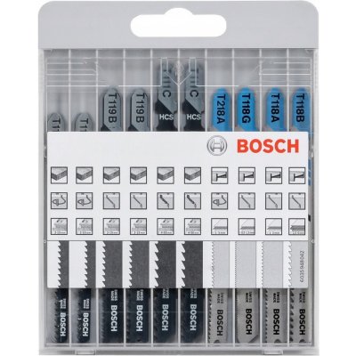 Bosch 2.607.010.630 10dílná sada pilových plátků pro kmitací pily Basic for Metal and Wood T 119 – Zbozi.Blesk.cz