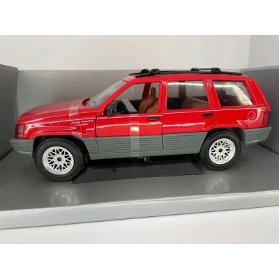 Mattel Jeep Grand Cherokee 4414 červená 1:18 – Zboží Mobilmania