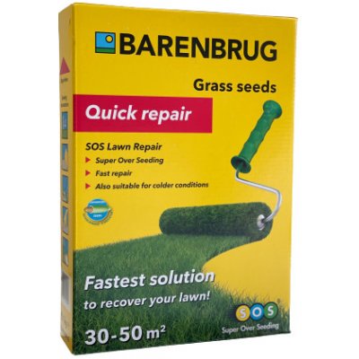 ZAFIDO Travní směs Barenbrug SOS pro dosev a regeneraci trávníků 1 kg – Zboží Mobilmania