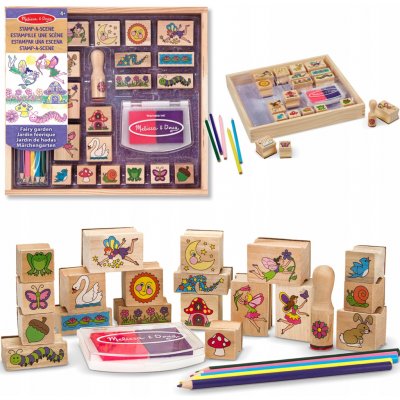 Melissa & Doug Dřevěná razítka Víly – Hledejceny.cz