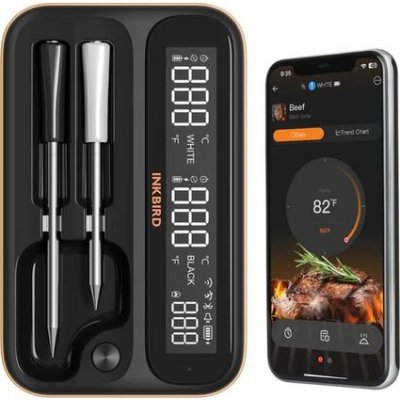 Teploměr BBQ bezdrátový WiFi & Bluetooth INT-12-BW Inkbird – Zboží Dáma