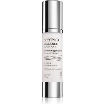 Sesderma Acglicolic Classic Forte Facial gelový krém pro komplexní protivráskovou ochranu (Nanotech, AHA, 10% Glycolic Acid) 50 ml