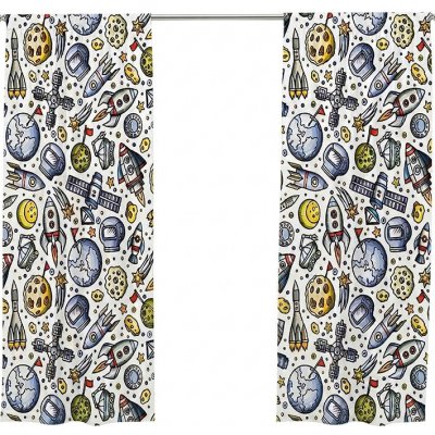 IMPAR Závěsy Space (Rozměr : 140x250, Materiál: Interlock) – Hledejceny.cz