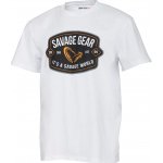 Savage Gear tričko Badge Logo Tee White – Hledejceny.cz