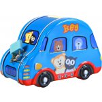 Pokladnička dětská autíčko 95x14x7cm set se zámkem a klíčkem různé kov – Zboží Dáma