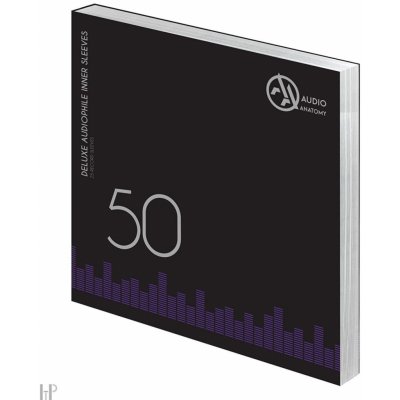 Audio Anatomy INNER SLEEVES 12″ White: Vnitřní obal na LP 50 ks