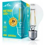Eta RETRO LEDka klasik filament 8W, E27, teplá bílá – Hledejceny.cz