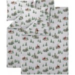 Livarno povlečení z jemného flanelu domy 140x200 70x90 – Hledejceny.cz