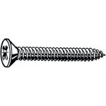 Samořezný šroub se zápustnou hlavou s křížovou drážkou Pozidriv DIN 7982 C-Z Nerezocel A2 ST2,2X9,5MM – Zbozi.Blesk.cz