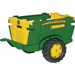 ROLLY TOYS Vlečka za traktor 1osá zelený přívěs FARM TRAILER JD – Sleviste.cz