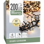 Koopman Dvoubarevný LED řetěz 200 LED – Hledejceny.cz