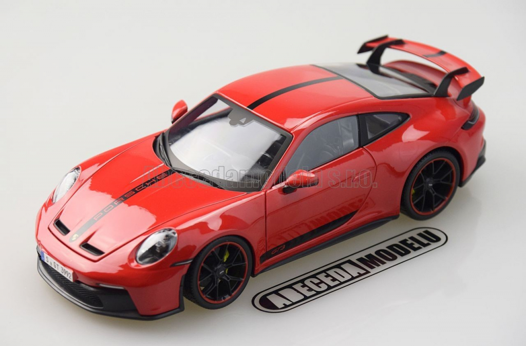 Maisto Porsche 911 GT3 992 2022 Červená 1:18