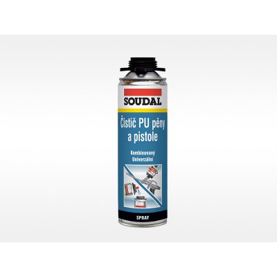 SOUDAL Čistič PUR pěny a pistole 500 ml – Hledejceny.cz