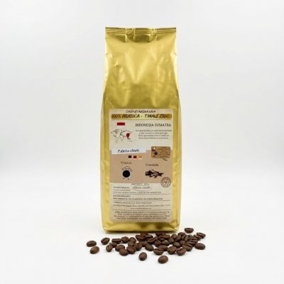 Golden Coffee Indonesia Sumatra 100% Arabika alacaffé zrnková 0,5 kg – Hledejceny.cz