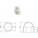 Kovoinox Krytka plastová na matice a šrouby M24, bílá – Hledejceny.cz