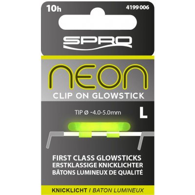 SPRO Chemické světlo s klipem na prut Neon Clip On GlowStick Green L – Zboží Mobilmania