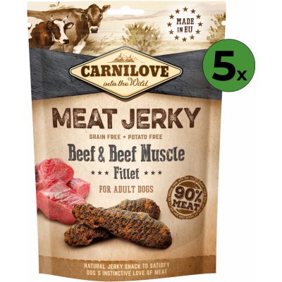 Carnilove Jerky Beef with Beef Muscle Fillet 100 g – Zboží Dáma