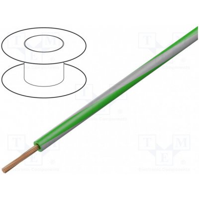 BQ Cable 1mm2 zeleno-šedá – Zboží Mobilmania