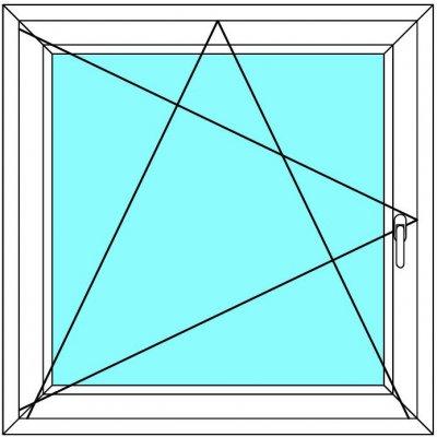 ALUPLAST 110x110 Otevírací a Sklopné Levé Bílá – Zbozi.Blesk.cz