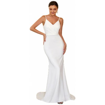 Ever Pretty svatební dlouhé šaty EH0213-1 bílá