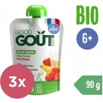 Good Gout BIO Ovesný dezert s jahodou a banánem 3 x 90 g – Zboží Mobilmania